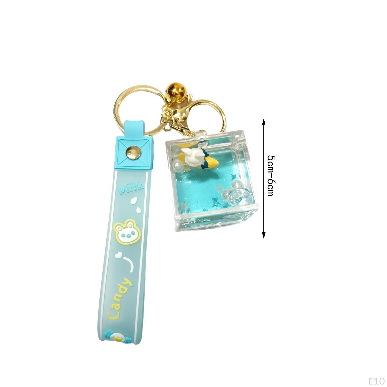 Жидкий зыбучий песок брелок акриловый держатель для ключей на свадьбу день рождения — фото 7
