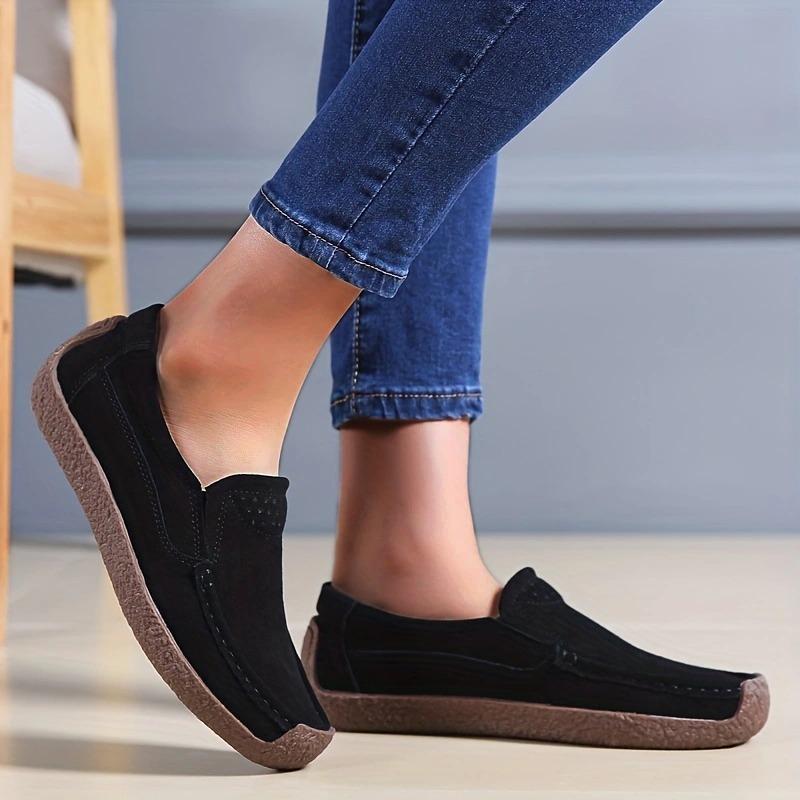 New Women's Shoes Soft Bottom Mom Shoes Women Hundred Comfortable Flat Shallow Mouth Women's Single Shoes