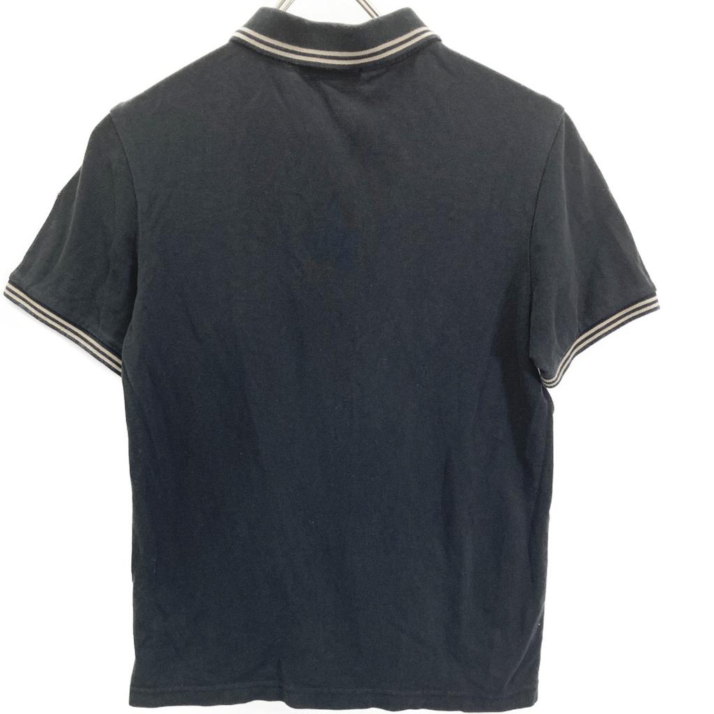 Moncler Black Half-zip Polo Shirt Tops sUsed