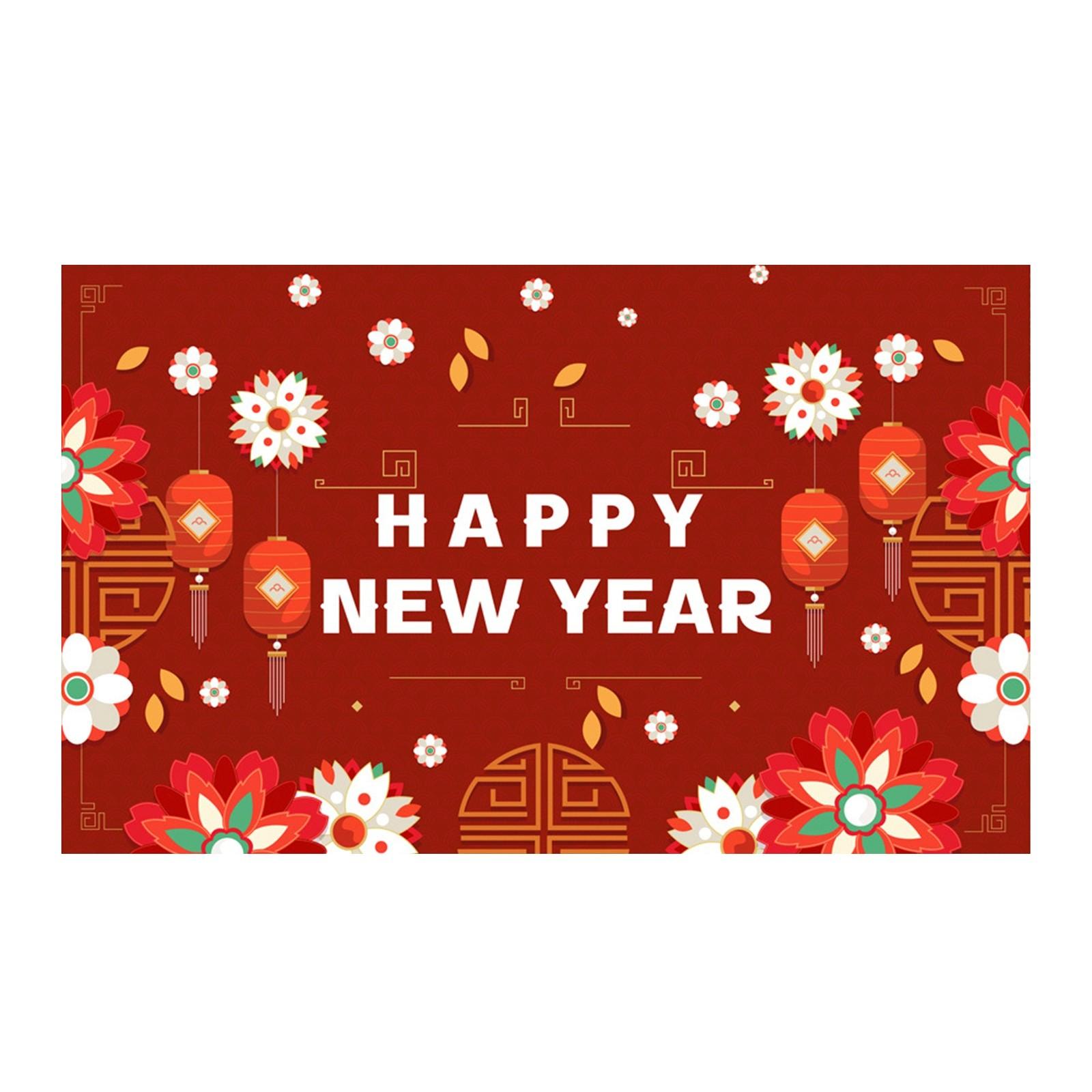 

Новий рік свято партії фон тканина прапор висить прикраси One Size