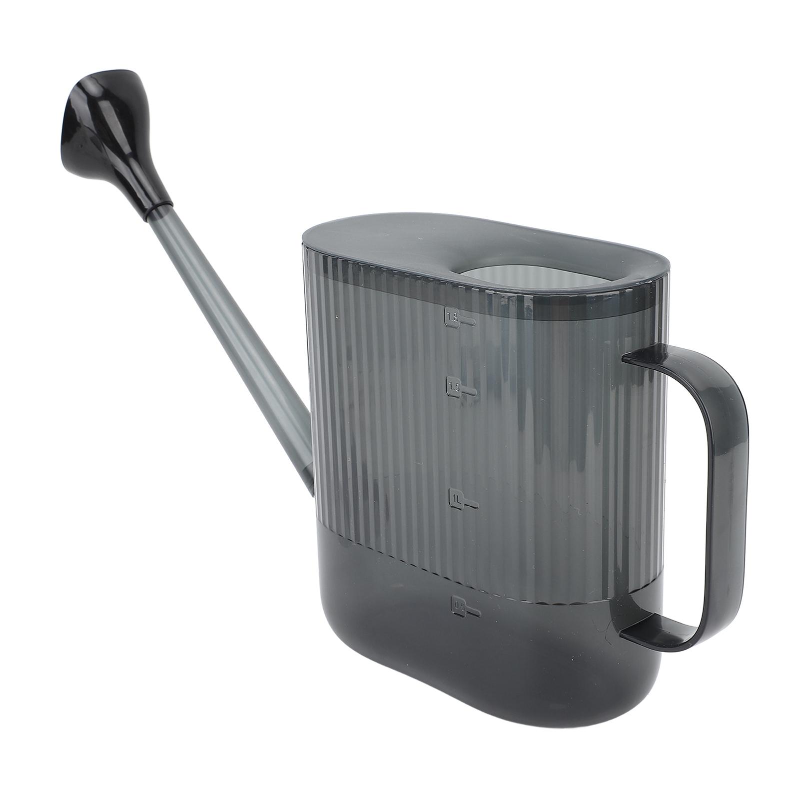 

Indoor Plants Watering Can 1.8L PP Multifunctional Long Spout Garden Flower Water Can серый