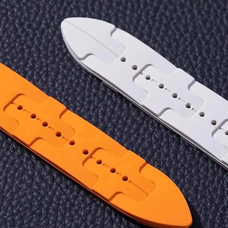 Kilim Single Tour Strap For Apple Watch Band 45mm 44mm 42mm 41mm 38mm Folding Buckle Silicone Bracelet iWatch Ultra 2 49mm