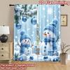 2D Flat Photography Backdrop Photography Backdrop Christmas Snowmen and Gifts 100% Polyester Holiday Decorations Perfect for
