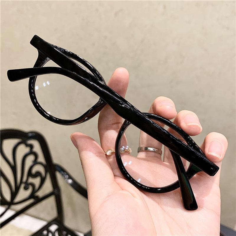 Vintage Round Anti Blue Light Glasses Transparent Lens Computer Eyewear Prescription Optical Frame