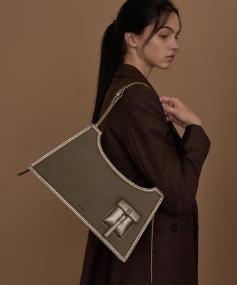 Dierneas Pony Bag (Khaki And Silver)