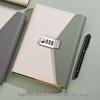 A5 Thick Password Notebook with Lock - Durable Diary for Students and Business Meetings