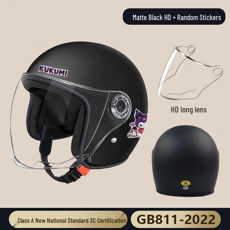 Women s 3C Certified Winter Electric Bicycle and Scooter Half Helmet (Unisex)