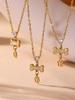 Heart Bone Pendant Necklace & Chain Bracelet Set