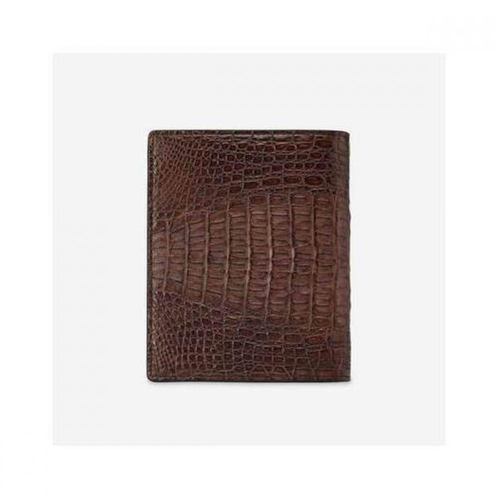 

Daks Brown Crocodile Wallet Dbwa2e717 Single option