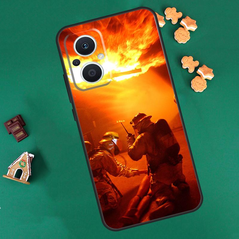 Firefighter Heroes Case For OPPO Reno 14 13 12 11 F 10 Pro 8T 8 7 Lite Cover For OPPO Find X8 X6 X5 X9 Pro Coque