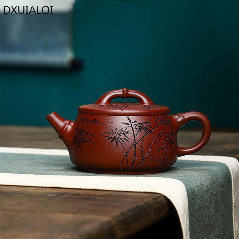350ml Purple Clay Pot Tea Pot Kung Fu Tea Set Teapots Chinese Ceramic Kettle Gift High Quality Handmade Dragon Blood Sand Teapot