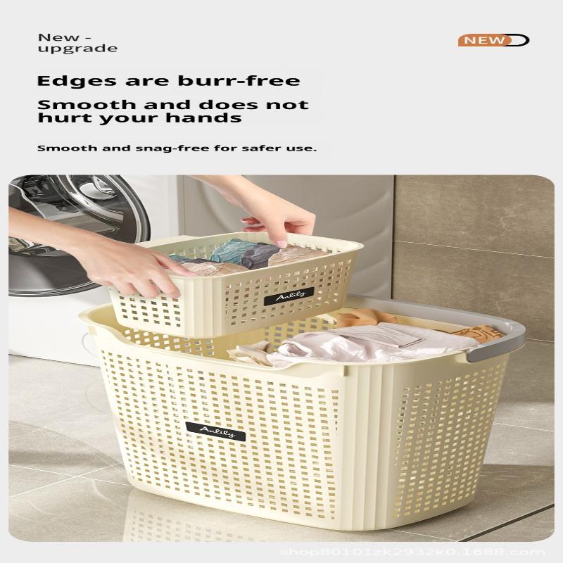Multi-Size Laundry Basket With Handle Large Capacity Dirty Clothes Basket Laundry Hamper
