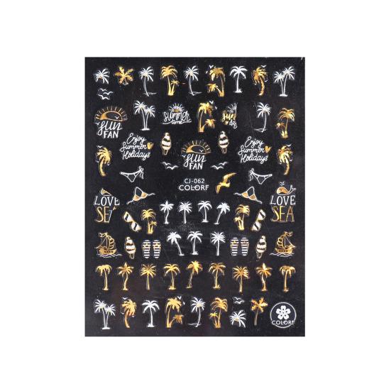 

Украшение ногтей яркие долговечные художественные наклейки нежные зеленые листья украшения наклейки принадлежности для маникюра N