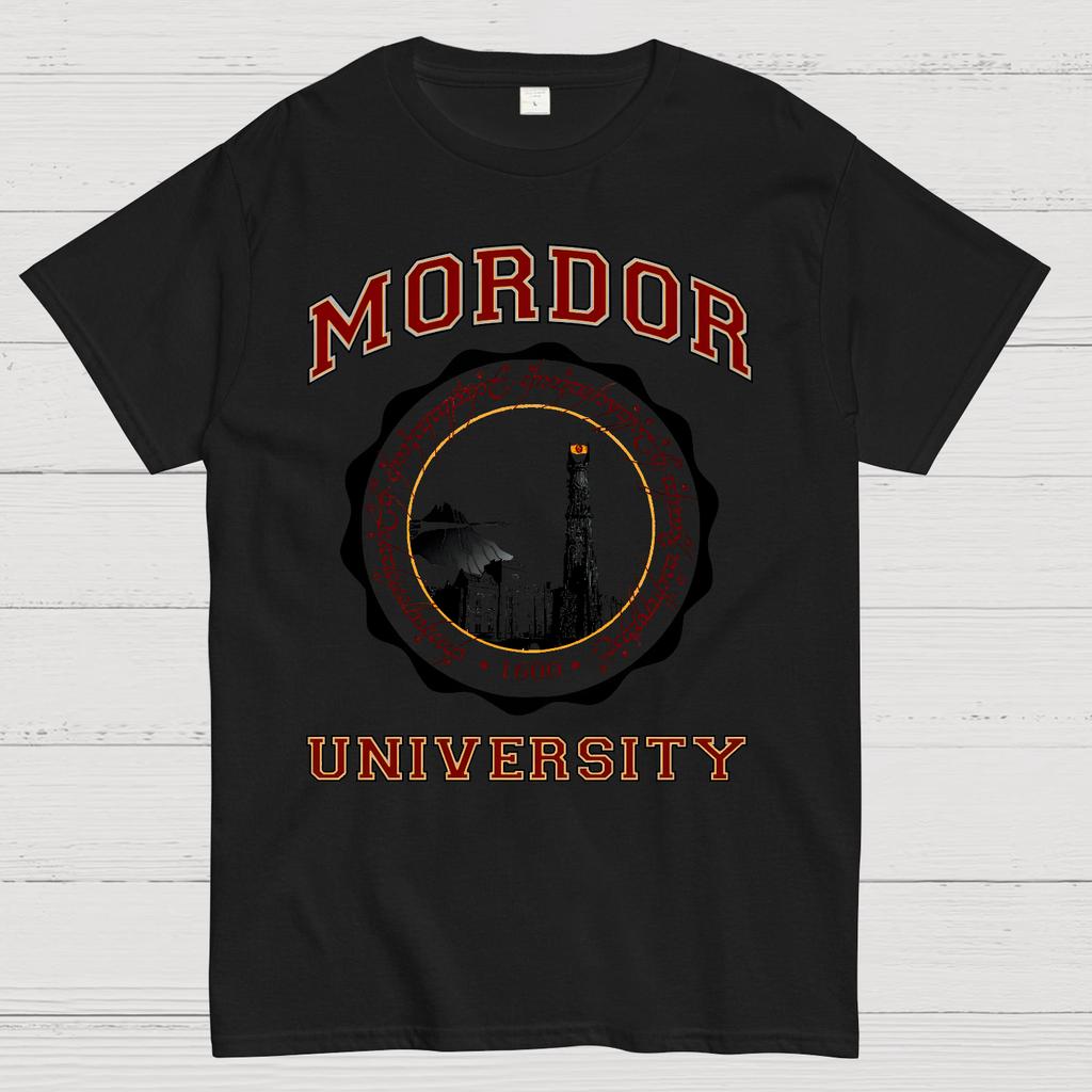 Mordor University Unisex 100% Cotton Summer Casual Cool Loose T-Shirt