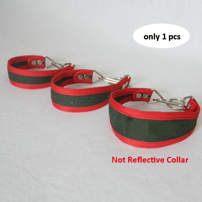 

Светоотражающий ошейник для домашних животных, поводок Gree Greyhound Whippet, тонкий брезентовый светящийся ошейник для маленьких/средних/больших собак M