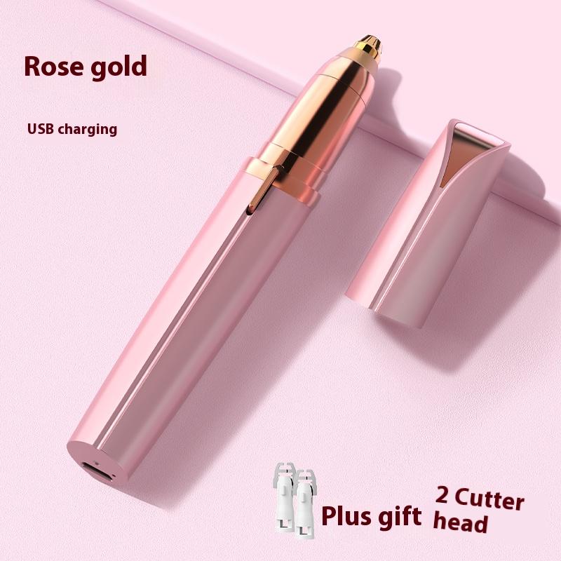 Electric Eyebrow Trimmer Security Hair Removal Eye Brow Epilator USB Charger Mini Shaper Shaver Hair Removal Painless Beauty