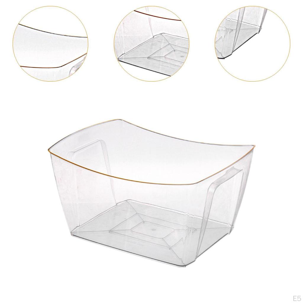 Eiskübel Bierkübel, tragbar, Barbedarf Aufbewahrungswanne Champagner Wein transparent für