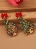 1 Pair Of Creative And Fashionable Christmas-Designed Festival Series Earring Accessories