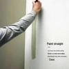 Color Separation Brush for Walls & Ceilings, Wooden Handle, No-Shed Design
