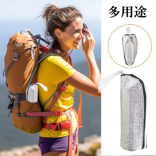 Water Bottle Covers, Insulated and Thermal for Water Bottles up to 650ml, Water-Repellent, Aluminum, Insulated, Lightweight, Condensation-Proof, Perfe