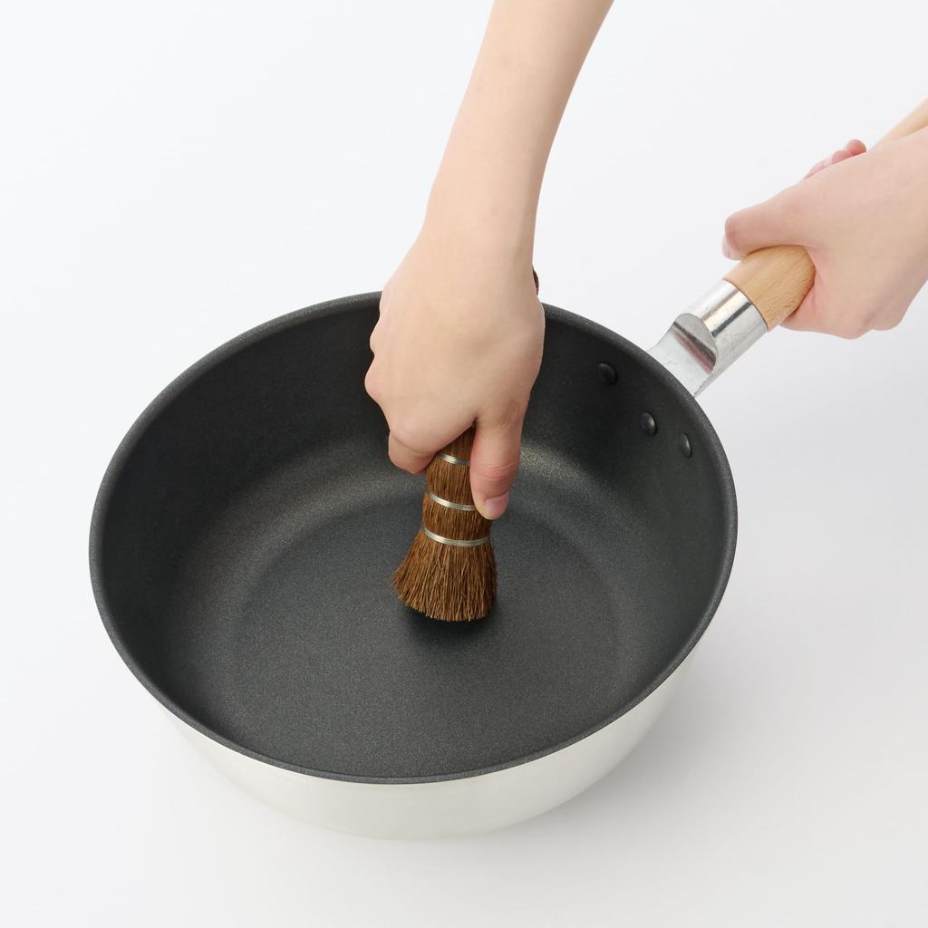 MUJI Palm Stick 13cm 84794551 Scrubber, Large, Approx. Long,