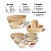 UPORS Rattan Bread Proofing Basket Natural Oval Rattan Wicker Dough Fermentation Sourdough Banneton Bread Basket