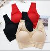 Seamless Women's Bras Large Size Supports Comfortable No Steel Ring Underwears Yoga Fitness Sleep Vest Bralette Sports Bralette