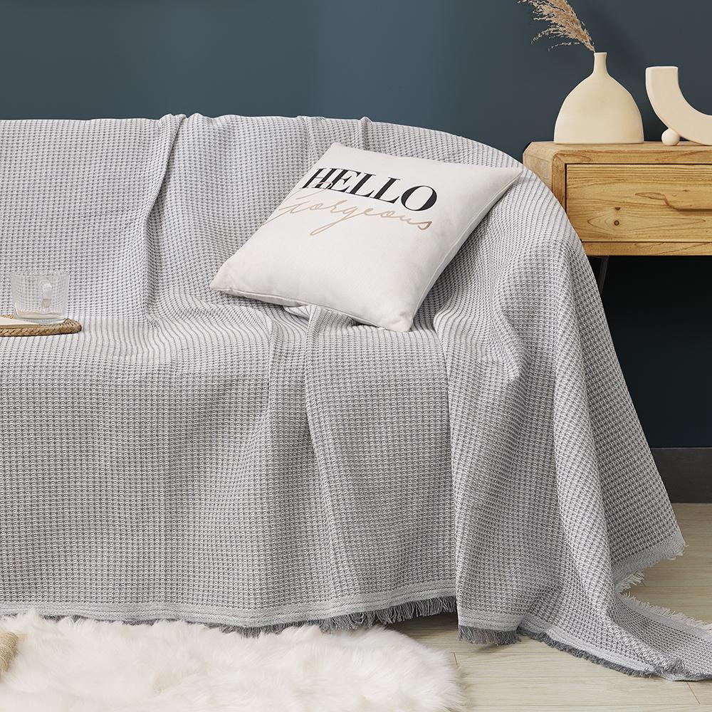 

Чехол для дивана Чехлы для дивана с 3 подушками Моющиеся декоративные чехлы для секционных диванов Чехлы для диванов Чехол для дивана-кровати 130x180cm светло-серый