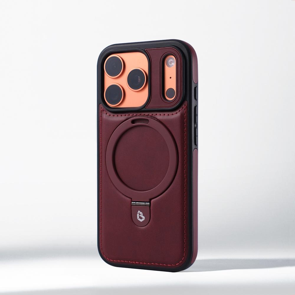 

Business Magnetic Ring stand Leather Case For iPhone 17 Pro Max Air 16 15 14 13 12 Plus For Magsafe Wireless Charge Bumper Cover For iPhone 12