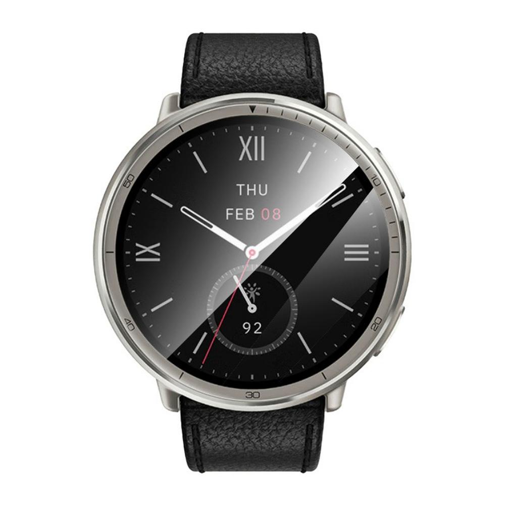 RURIHAI For Huami Amazfit Active 2 PMMA Screen Protector 3D Full Glue Watch Screen Film