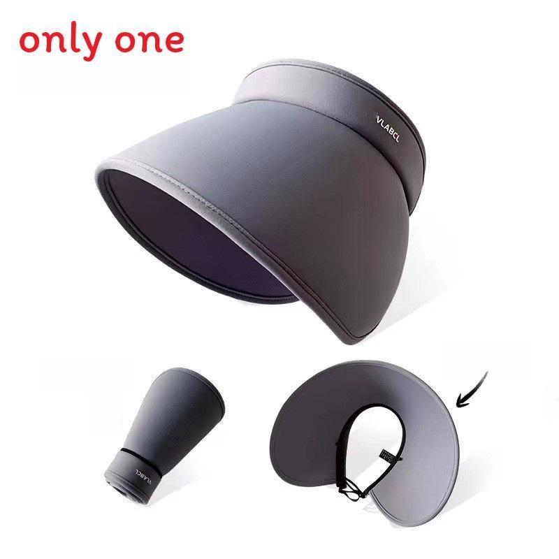 Summer Uv Sun Hat With Oversized Brim Ice Silk Material For Casual And Fashion Use