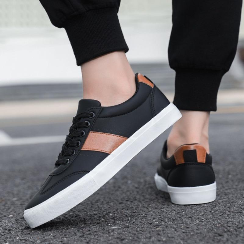 Fashion 2025 Men's Lxuury Leather Shoes Casual Flats Shoe Outdoor Light Breathable Sneakers Loafers Business Men Shoes Large Size 39-48