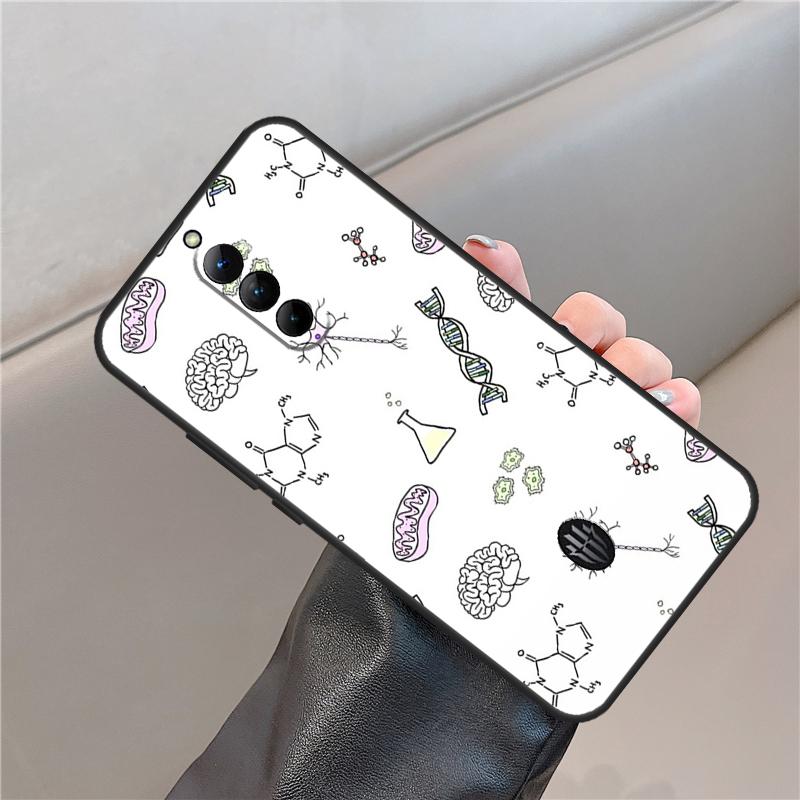 Science Chemistry Caffeine Case For ZTE Nubia Red Magic 11 10 9 8 8S 9S 10S Pro Plus 6S 7S 6 7 For RedMagic 10 Air Cover