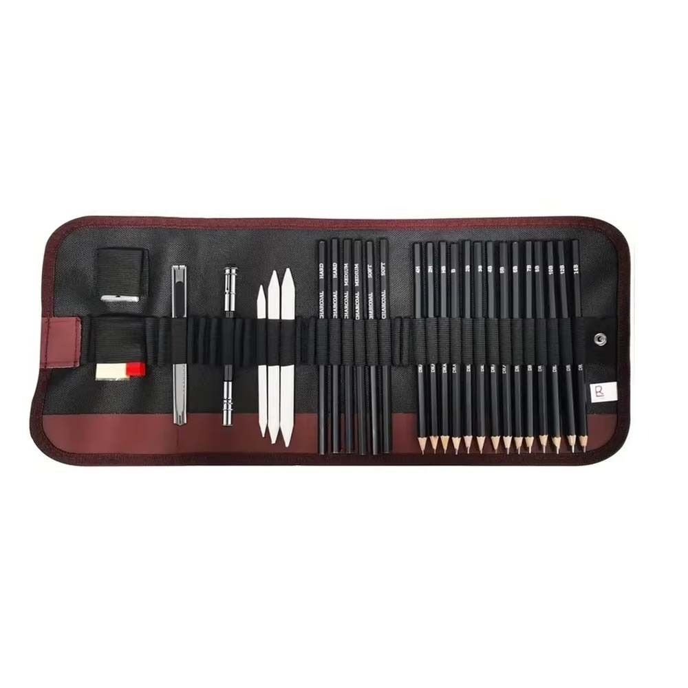 Blending Tools Drawing Kit Sharpener,Eraser Charcoal Pencils Sketching Pencils Set Art Supplies