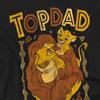 The Lion King Unisex Adult Top Dad Mufasa Fathers Day T-Shirt