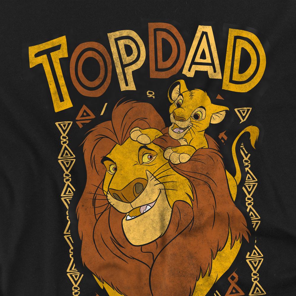 The Lion King Unisex Adult Top Dad Mufasa Fathers Day T-Shirt