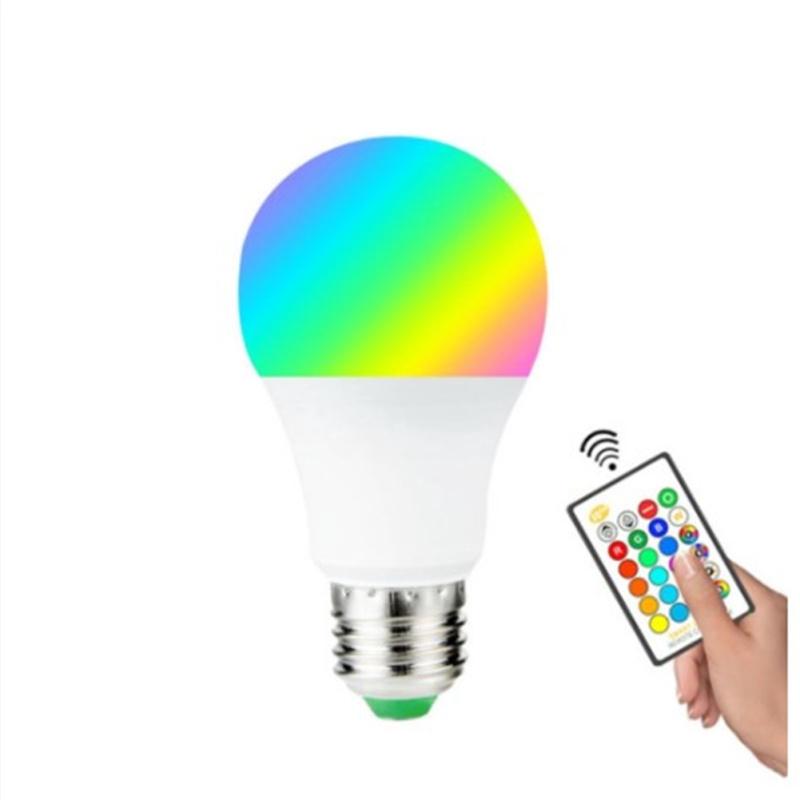 

110 В 220 В E27 Светодиодная лампа 3 Вт/5 Вт/10 Вт/15 Вт RGB Переменные цвета RGBW Светодиодный светильник с ИК-пультом дистанционного управления + Режим памяти Украшение дома