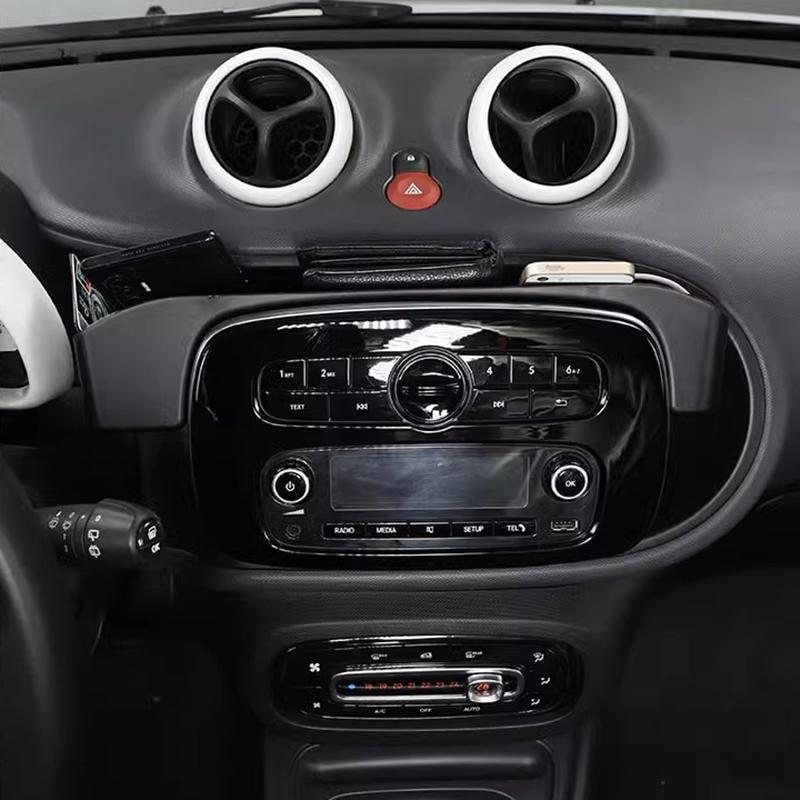 Car Central Console Organizer Box for Mercedes Smart 453 Fortwo Forfour 2015-2019 Storage Box Container Case Accessories