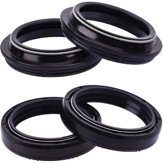 43x55x9.5/10.5 Front Fork Oil Seal 43 55 / Cover Compatible 92049-0058/92049-1342/92049-5070/92049-0007/92049-1373(Color:2pcs oil seal)
