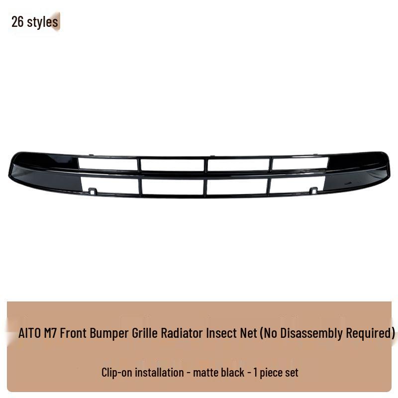 Wenjie M7 Front Grille & Water Tank Protective Cover with Insect and Catkin Modification Accessories.