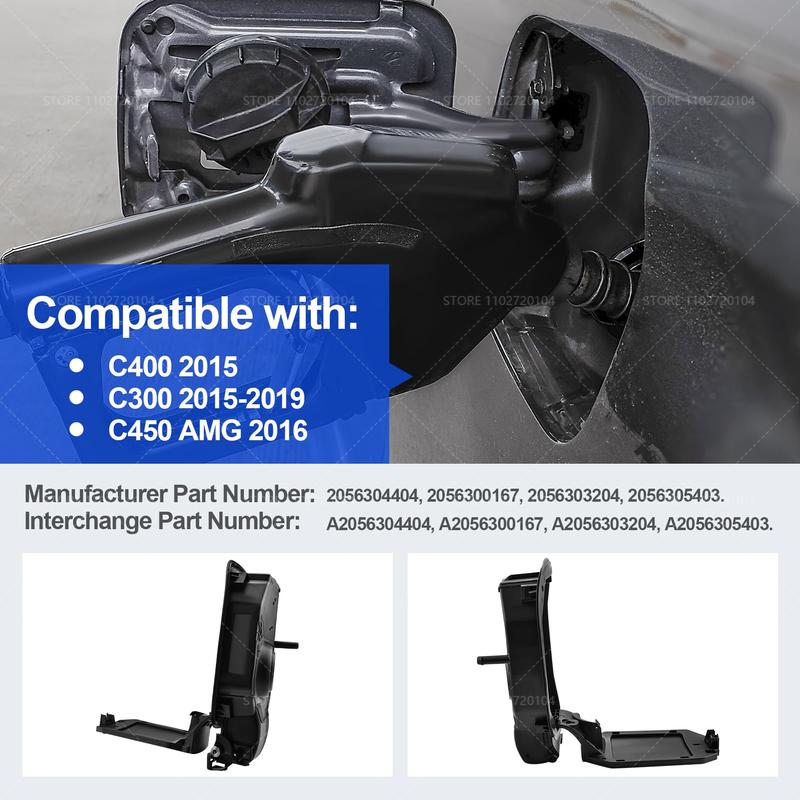 For 2015- W205 Mercedes-Benz C300 C400 C450 AMG Exterior Fuel Tank Cap Cover Assembly 2056304404 2057570106