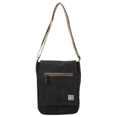 Hanpu Kobo Shoulder Bag Bag for Men and Canvas Shoulder Black [Shoulder Women, Bag, Crossbody, B5, Canvas] 3X55-01
