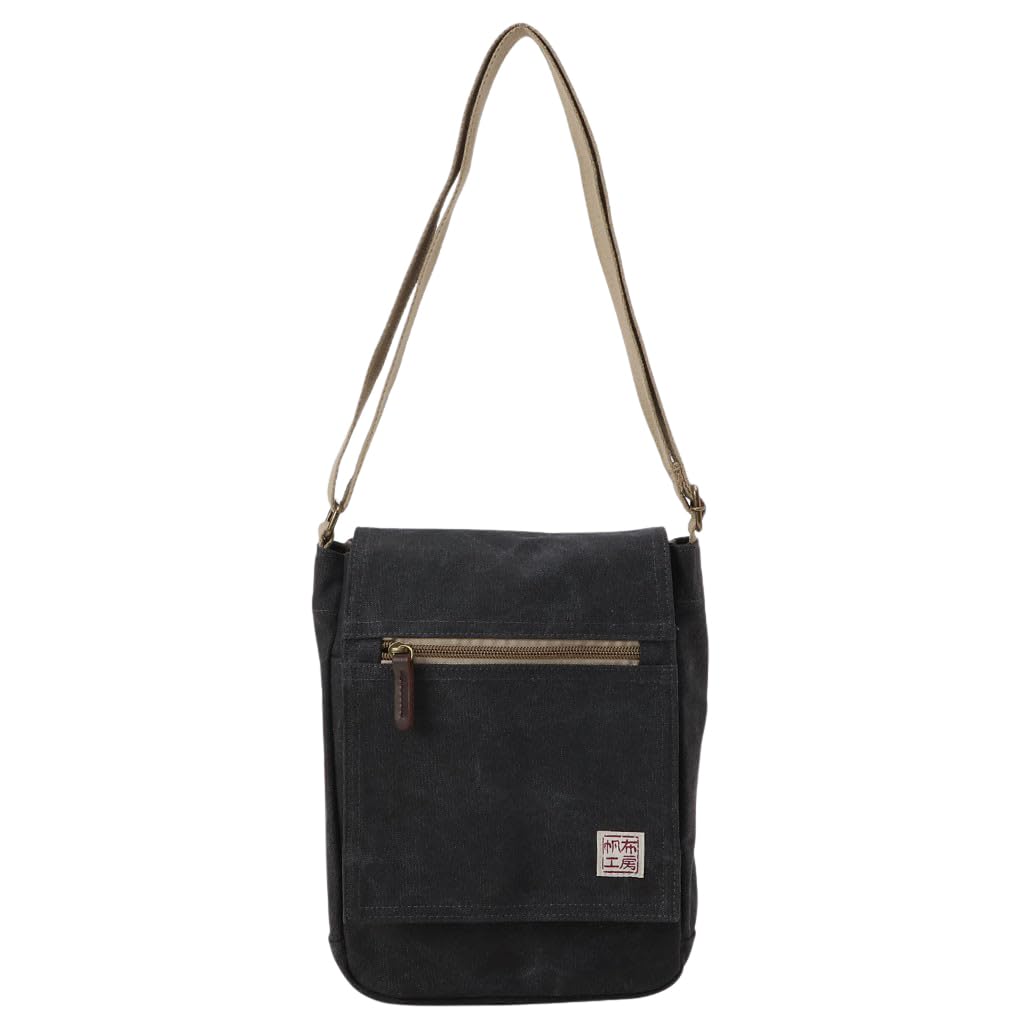 

Hanpu Kobo Shoulder Bag Bag for Men and Canvas Shoulder Black [Shoulder Women, Bag, Crossbody, B5, Canvas] 3X55-01 чорний