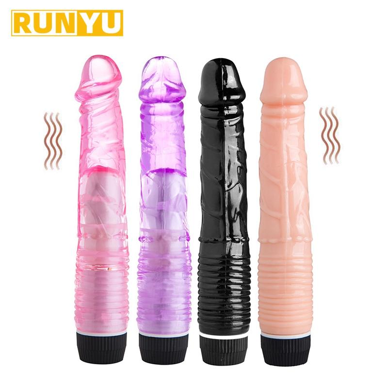 Dildo Vibrátor pro ženy Vaginální masáž G Spot Vibrátor Pussy Stimulátor Masturbátory Sexuální hračky pro dospělé ženy