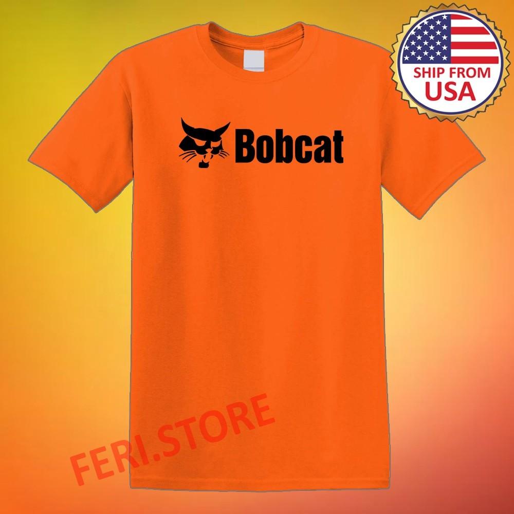 

Bobcat Tractor Bob Cat Men s Orange Size S-5XL 4XL