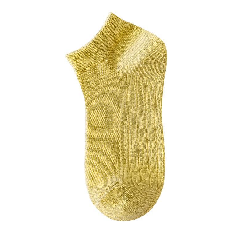 

Women s Japanese Style Breathable Mesh Short Socks - Spring/Summer Mid-Calf Low Cut
