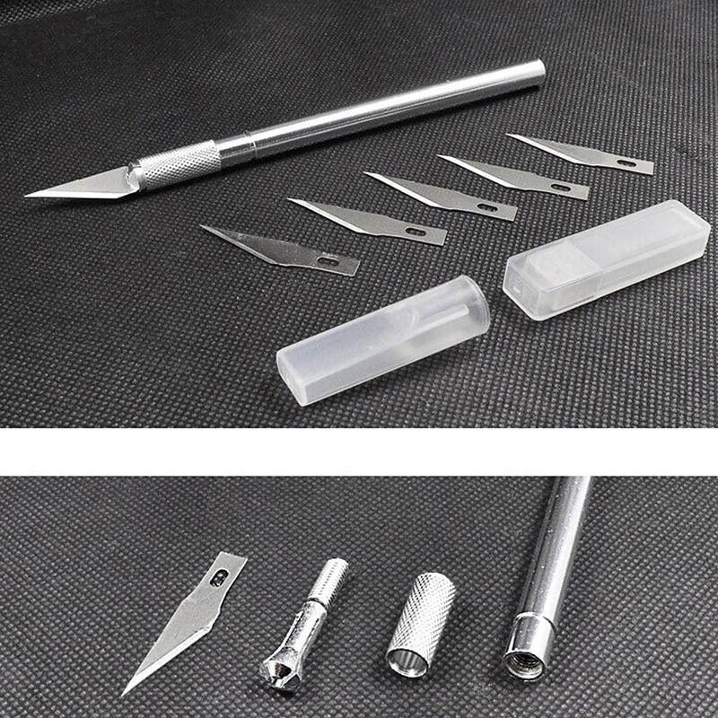 Buy 1 Exacto Knife Style + 5 Blades Hobby Multi Tool Crafts Cutting at
