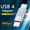 20V 5A Data Transmission Connector 8K 60Hz Data Transfer Adapter Type-C Male To Type-C Male Straight Connector for Thunderbolt 4