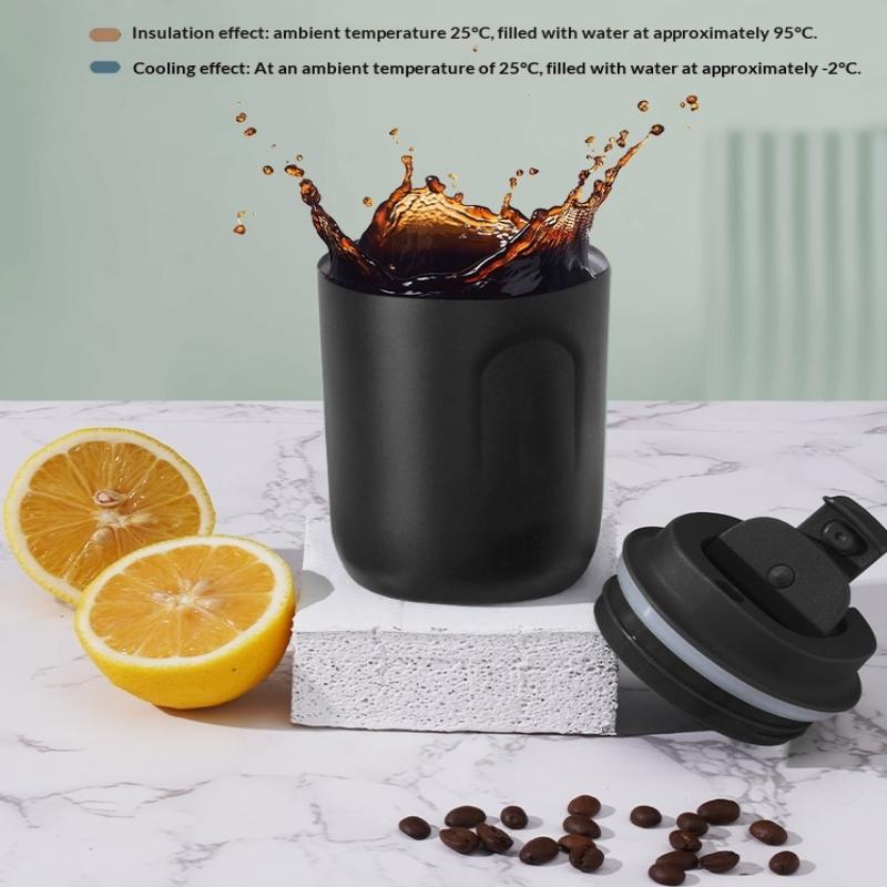 Mini Thermos Bottle Coffee Mug Stainless Steel Cup Thermal Leakproof Vacuum Flask Double Wall Tumbler Insulated Travel Drinkware