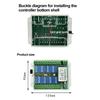 8-Channel Wireless RF Remote Controls Switches Relays Module DC8-86V / AC110-275V
